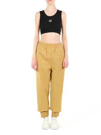 Loewe Elasticated Trousers In Yellow