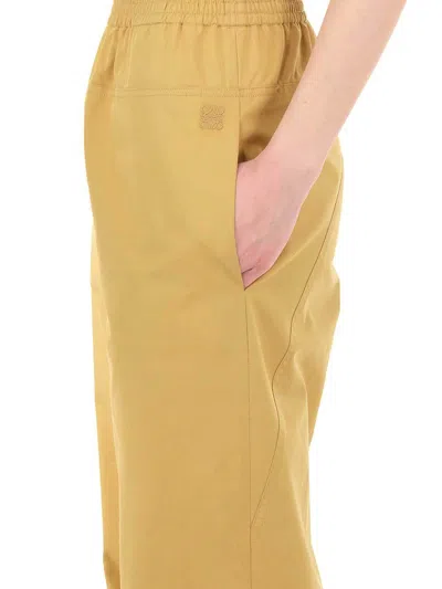 Loewe Elasticated Trousers In Yellow