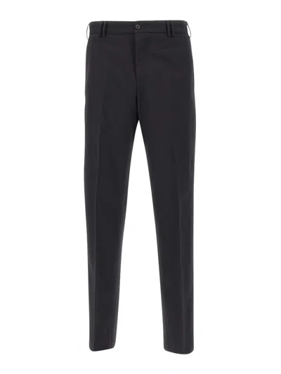 Pt Torino Michael Tailored Wool Trousers In Black