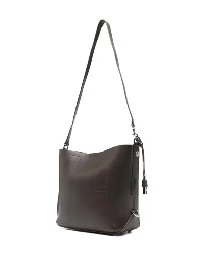 Hogan Hocket Small Hobo Bag In Black