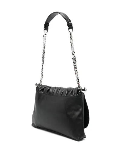 Isabel Marant Bolton Pouch Leather Shoulder Bag In Black