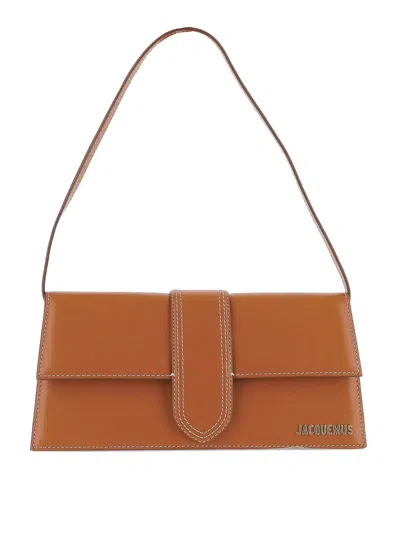 Jacquemus Brown Leather Handbag In Brown