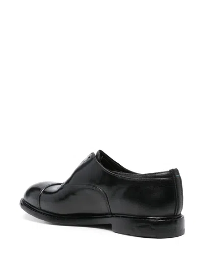 Premiata Cap Toe Lace Oxford Shoes In Black