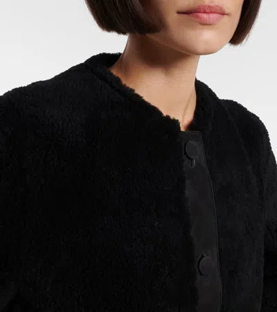 HORSEBIT短款羊毛皮夹克