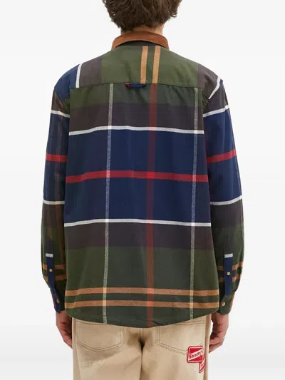 Barbour Check Collared Shirt In Animal Print