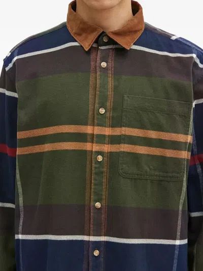 Barbour Check Collared Shirt In Animal Print