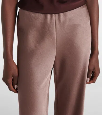 Vince Womens Mauve Lilac High-rise Wide-leg Woven Trousers In Pink