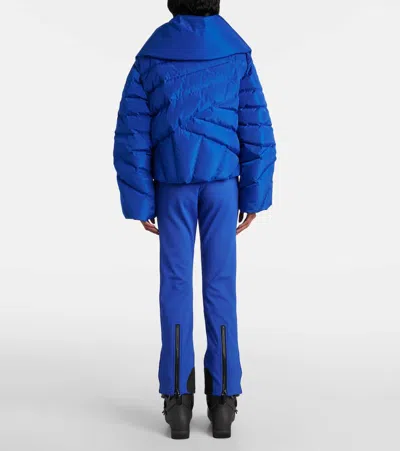 Goldbergh Womens Liora Puffer Shell-down Ski Jacket 5634 Dazzling Blue In Blue