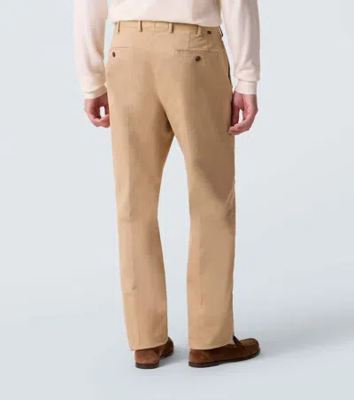 Slowear Cotton Straight Pants In Neutral