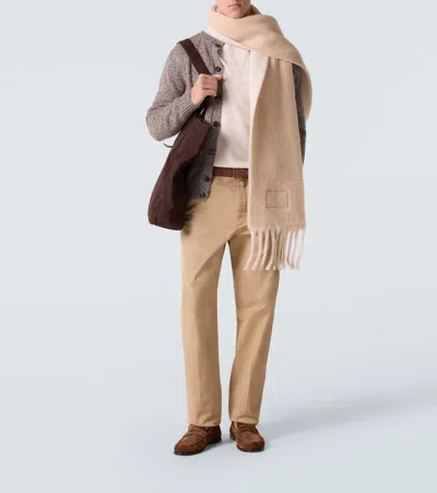 Slowear Cotton Straight Pants In Neutral