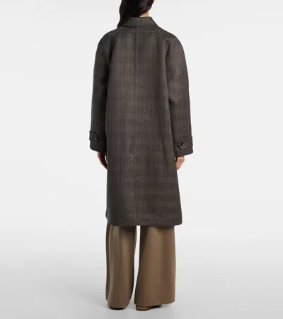 The Row Palomar Reversible Virgin Wool-blend Coat In Black