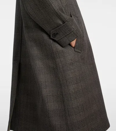 The Row Palomar Reversible Virgin Wool-blend Coat In Black