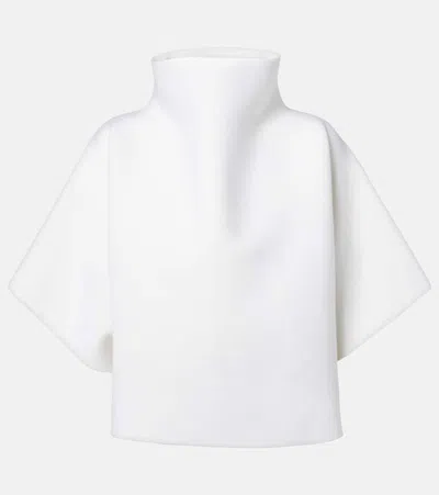 针织羊绒混纺上衣