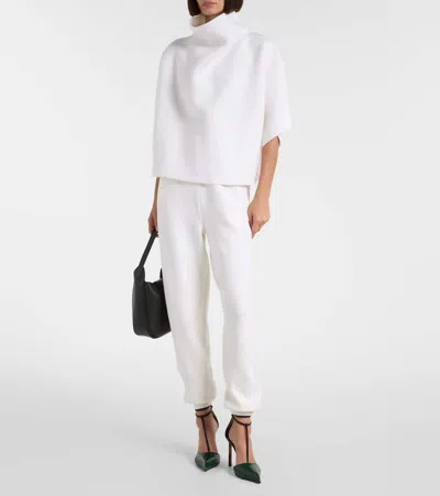 针织羊绒混纺上衣