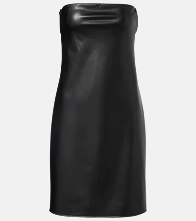 Courrèges Strapless Minidress In Black
