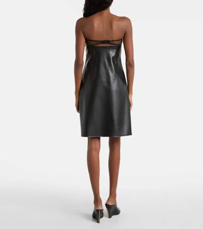 Courrèges Strapless Minidress In Black