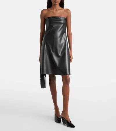 Courrèges Strapless Minidress In Black