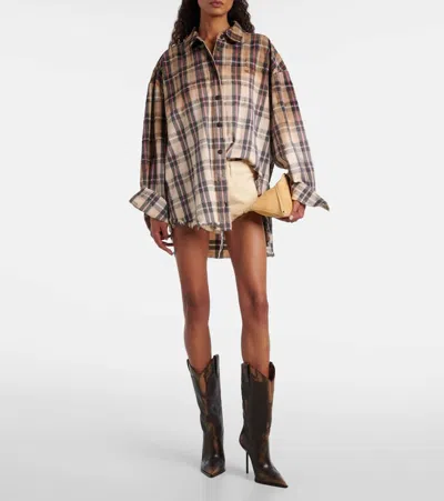 Paris Texas Stiletto Heel Boots In Black