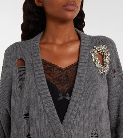 做旧棉质与羊绒开衫