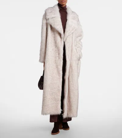 Xu Zhi Oversized Coat In White