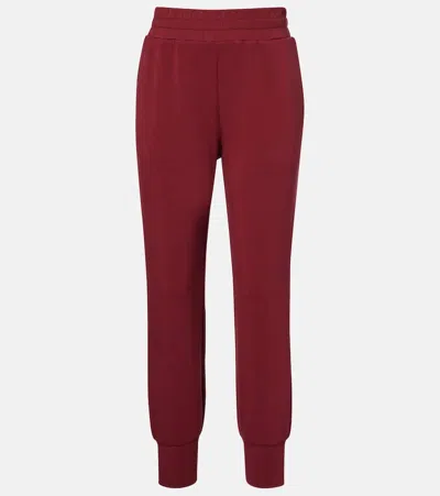 Varley Womens New Maroon Elasticated-waist Slim-fit Stretch-jersey Joggers Xs In Red