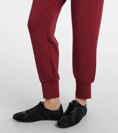Varley Womens New Maroon Elasticated-waist Slim-fit Stretch-jersey Joggers Xs In Red