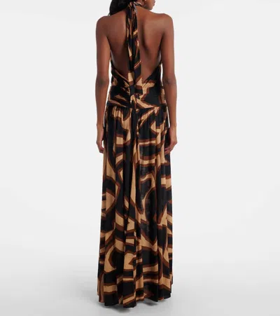 Pucci Printed Wool-blend Cocktail Dress In Multi