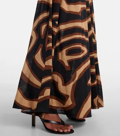 Pucci Printed Wool-blend Cocktail Dress In Multi
