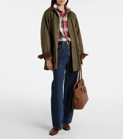 Polo Ralph Lauren Plaid Cotton Fleece Shirt In Multi