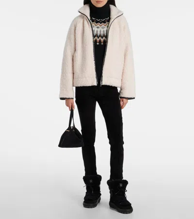 Bogner Ingrid Jacquard Cashmere Turtleneck Sweater In Black