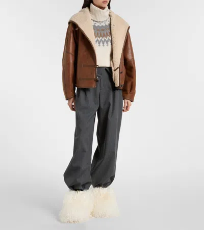 Bogner Meribel Shearling Snow Boots In Multi