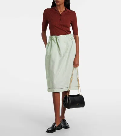 Prada Tumulte Small Chain-strap Leather Shoulder Bags In Black