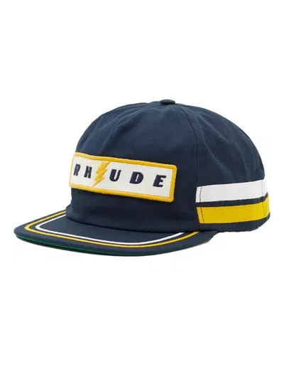 Rhude Structured Hat 2 Cap In Blue
