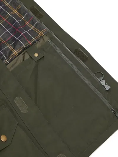 Barbour Pocket Hooded Jacket In Green