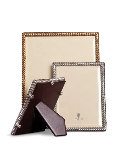 L'objet Déco Twist Rectangular Photo Frame In Silver
