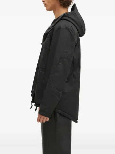 Barbour Hooded Pocket Jacket In Black