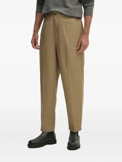 Barbour Pleated Trousers In Neutral