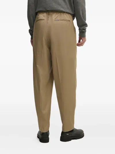 Barbour Pleated Trousers In Neutral