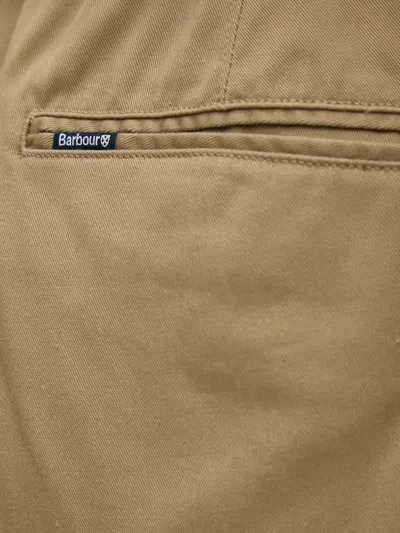 Barbour Pleated Trousers In Neutral