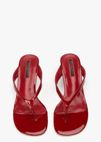 Tony Bianco Krista Scarlet Patent In Animal Print