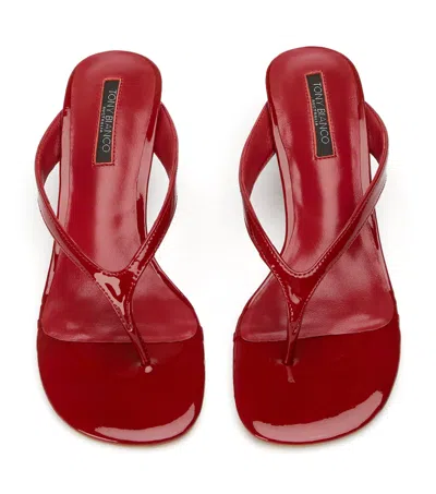 Tony Bianco Krista Scarlet Patent In Animal Print