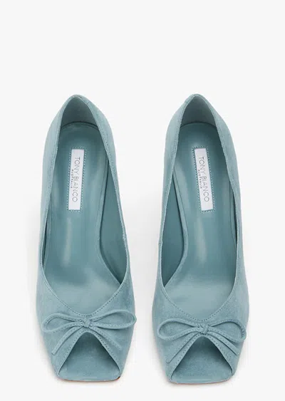 Tony Bianco Pearla Denim Suede In Multi