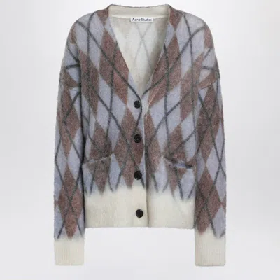 Acne Studios Mohair Wool Blend Cardigan Women In Multi