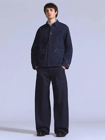 Levi's Japanese Selvedge Denim Wide Leg Jeans In Blue