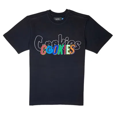 Cookies Men's On The Block Jersey Knit Tee In Black In Black