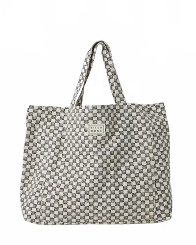 Billabong Women's So Essential Tote Bag In Black Pebble In Multi