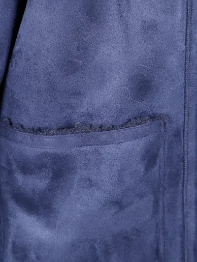 Betta Corradi Hooded Zip Jacket In Blue