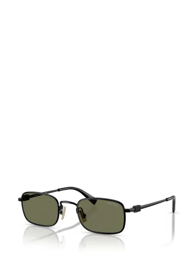 Miu Miu Eyewear Square-frame Sunglasses In Green