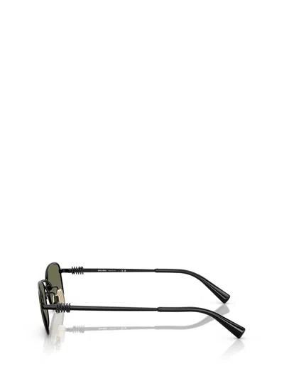 Miu Miu Eyewear Square-frame Sunglasses In Green