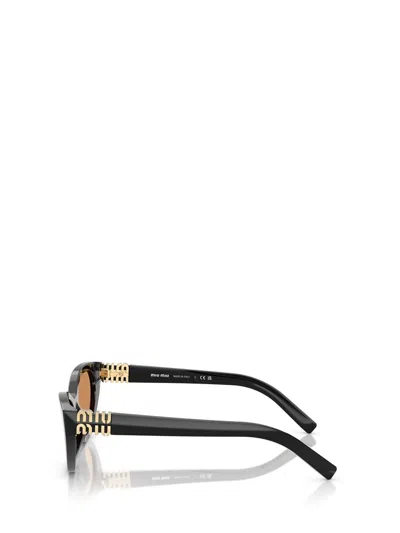 Miu Miu 0mu A04s 16k10i Nero Sunglasses In Black